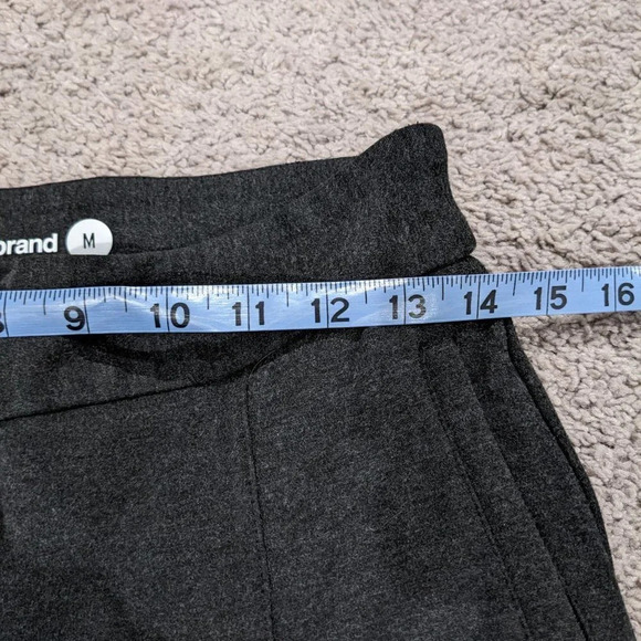 Betabrand Women’s Pants Size M Petite Charcoal Gray Skinny Leg Zip Ankle Cropped - Picture 10 of 12
